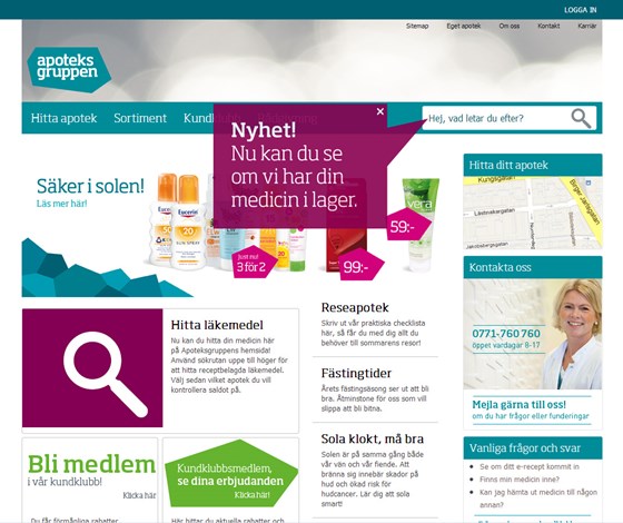 Projects: Apoteksgruppen